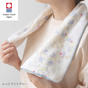 登山 タオル 今治タオル 森のタオル プレゼント 実用的 実用 ガーデン 今治 パイル地 フェイスタオル ジャガード プリント 薄地 薄手 吸水 速乾 柔らか 