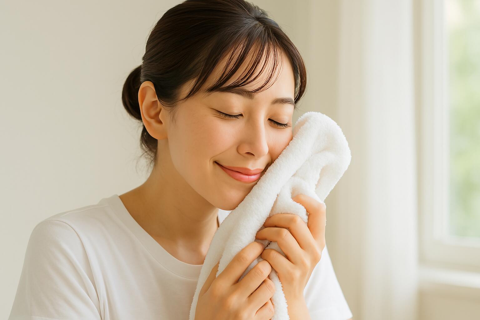 毎日の心がけでタオルをふわふわに