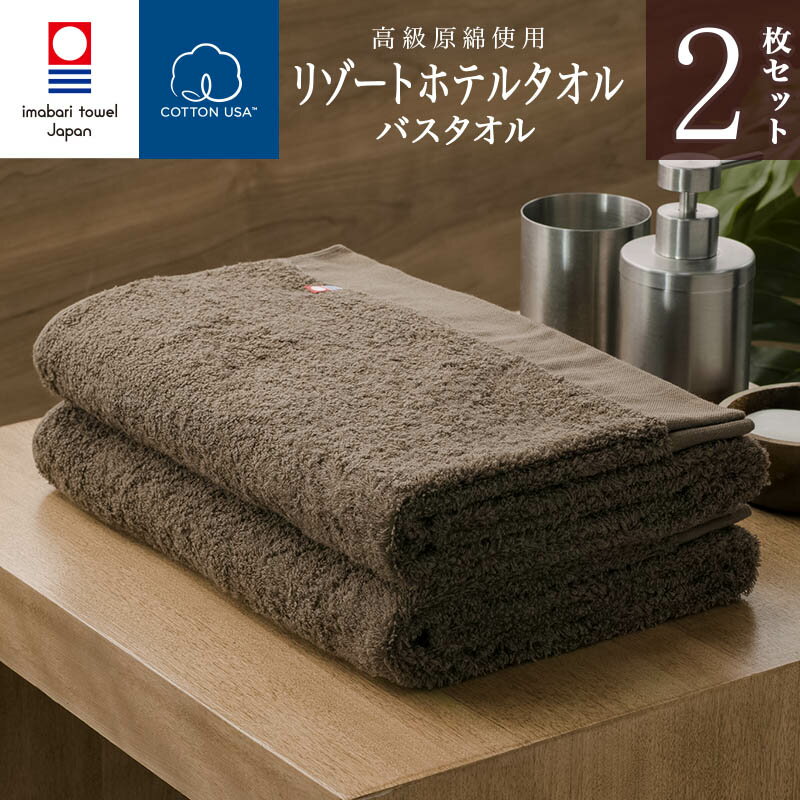 今治タオル リゾートホテルフェイスタオル 2枚セット グレー